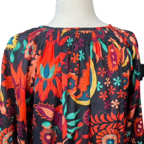 Tucker NYC The Classic Bold Floral Blouse S - Picture 12 of 15